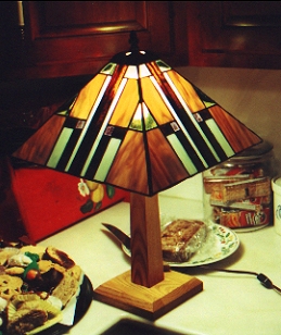 Priarie Style Table Lamp, 'Frank Loyd Wright like design'